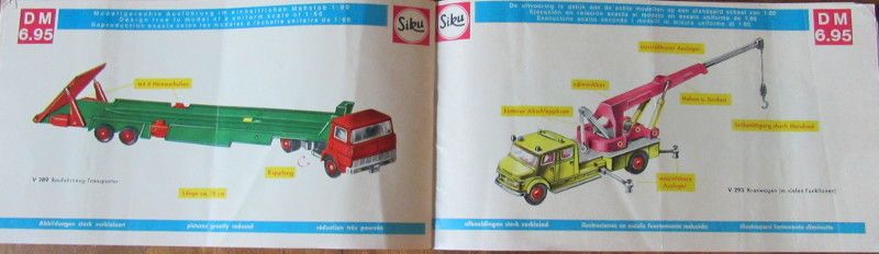 Siku Katalog 1969 in Heidelberg
