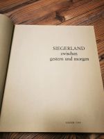Buch Siegerland zwischen gestern u. morgen Siegen Landkreis Kreis Nordrhein-Westfalen - Freudenberg Vorschau