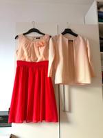 Jakes Jake*s Ensemble Kleid mit Blüten + Bolero Weste Gr. 38 Frankfurt am Main - Westend Vorschau