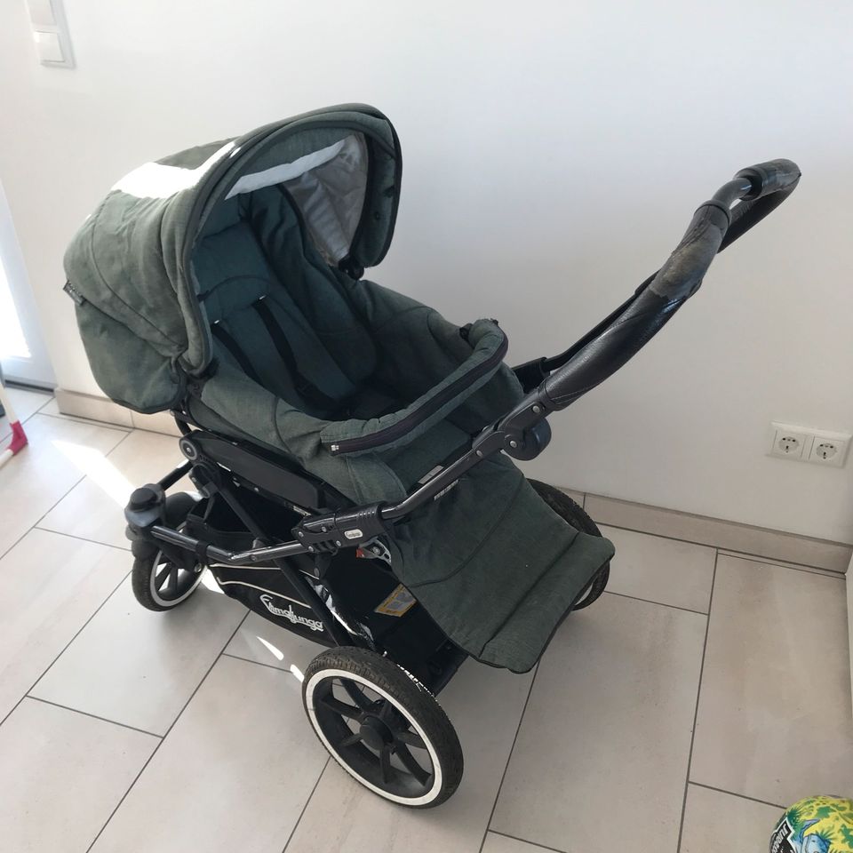 Kinderwagen Emmaljunga 3 in 1 Duo Combi grün in Barsinghausen