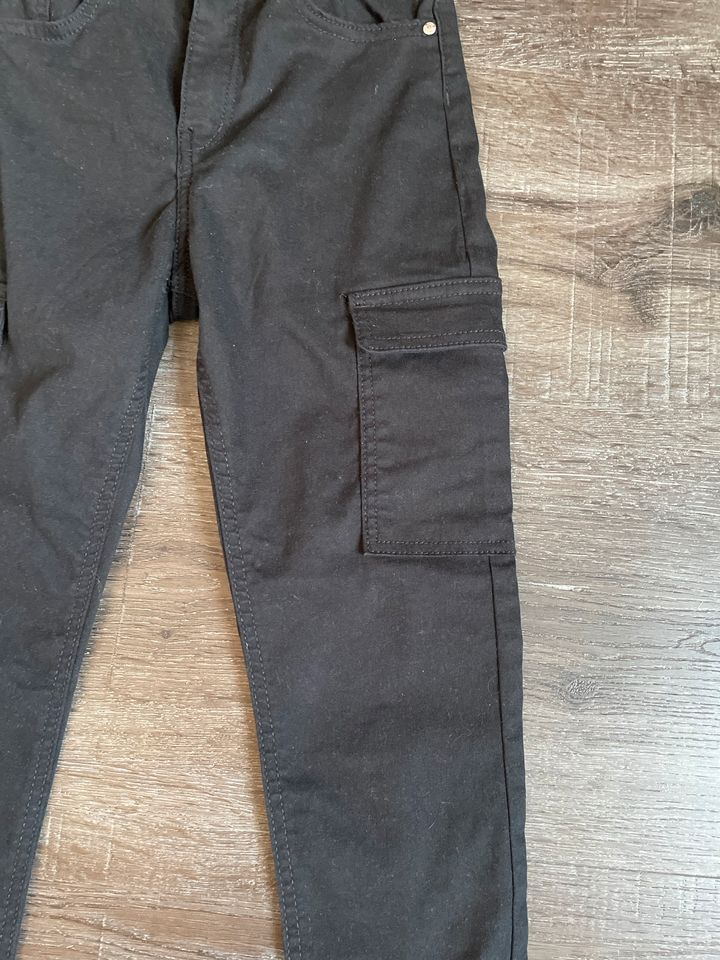Skinny fit Jeans Hose schwarz H&M Mädchen 140 in Schönau v d Walde