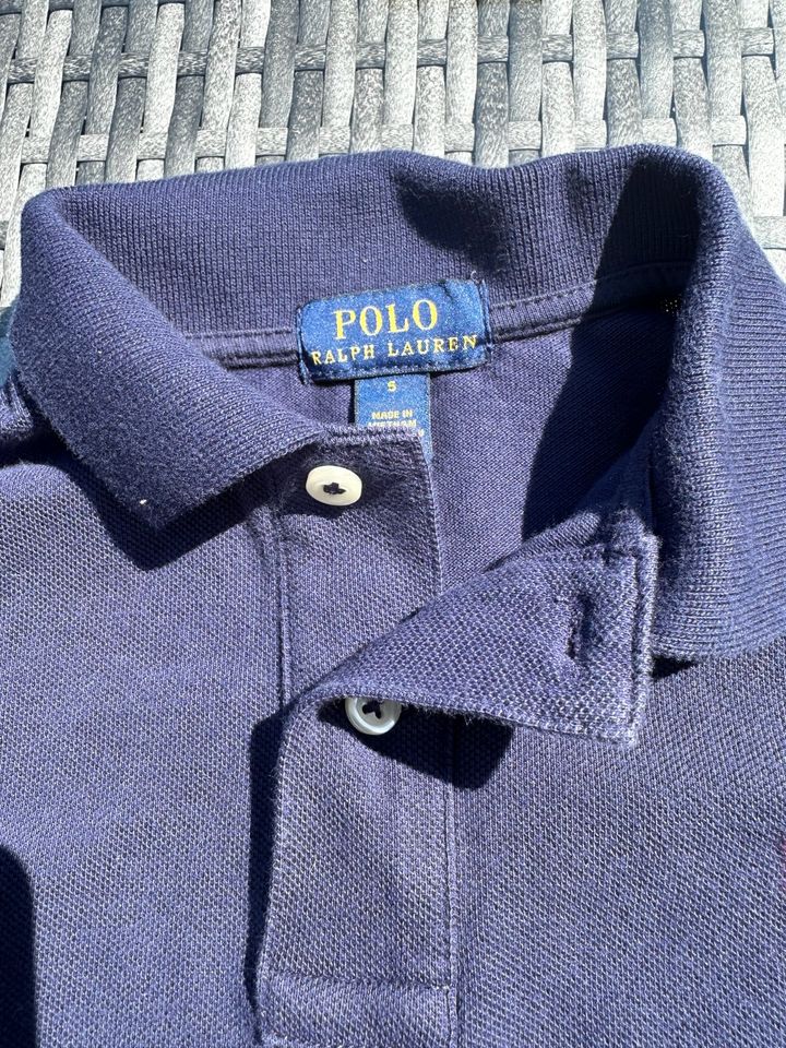 Ralph Lauren Poloshirts blau Zwillinge 5T in Wickede (Ruhr)