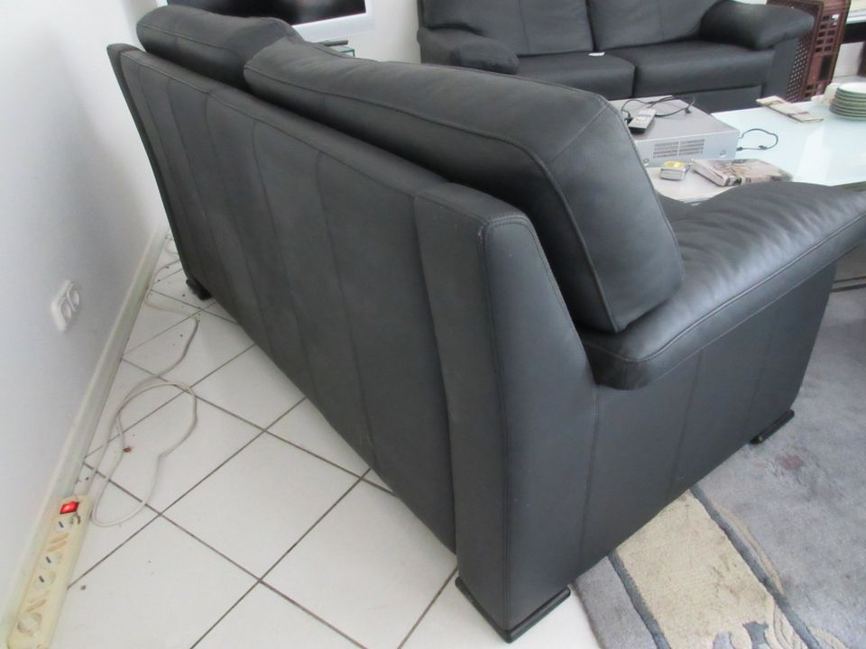 Brühl Leder Sofa Couch 2-Sitzer edel robust hochwertig in Ammersbek