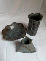 2 Vasen und Schale Keramik, handgefertigt, getöpfert für Blumen Kiel - Ellerbek-Wellingdorf Vorschau