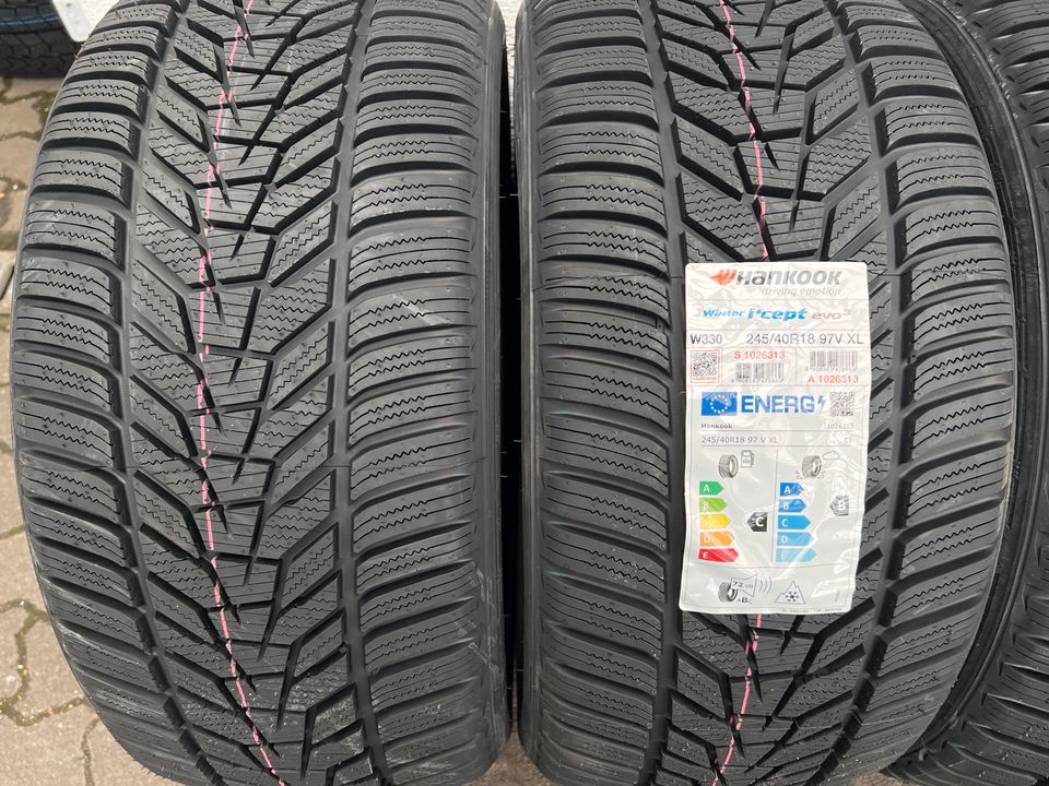 Winterreifen Neu 245 40 R18 97V Hankook W330 Evo 3 Montage 80€ in Haiger