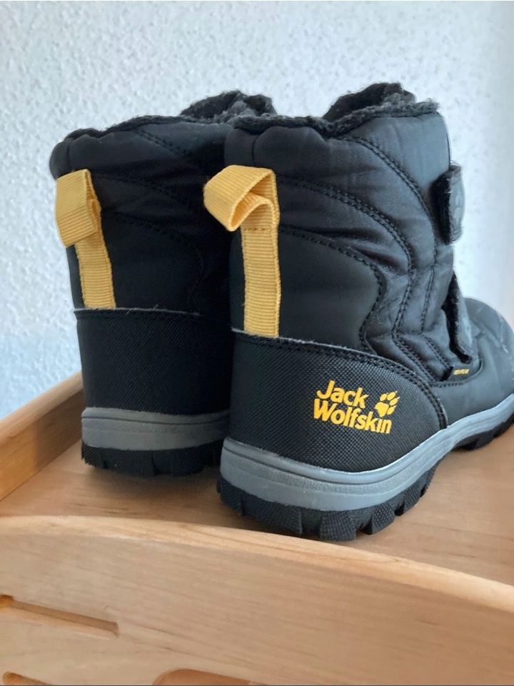 Jack Wolfskin Winterstiefel Boots Schneeschuhe schwarz Kinder 34 in Straubing