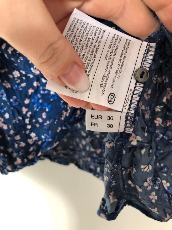 C&A kurzarm Bluse 36 in Sendenhorst