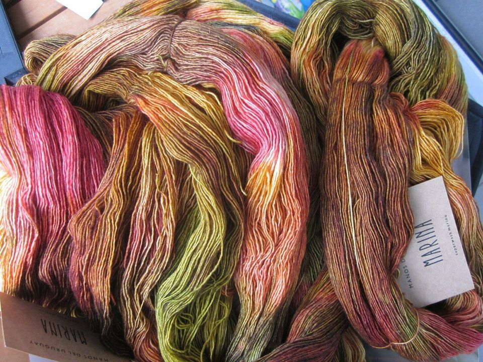 Wolle Manos del Uruguay Marina Lace Merino handgefärbt 100g 800m in Kronberg im Taunus