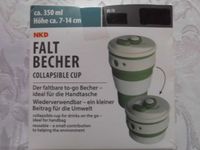 Faltbecher*Faltbarer To-go Becher für die Handtasche*Rosa*Neu Thüringen - Dachwig Vorschau