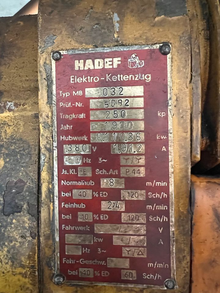 Werkstatt Kran Hadef in Hanau
