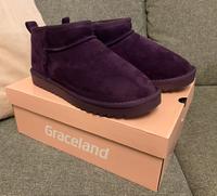 Graceland Boots ankle low Stiefeletten mit Fell Gr. 37/38 Hessen - Ulrichstein Vorschau