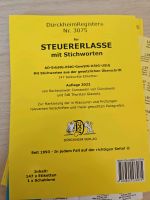 DürckheimRegister Nr. 3075 für Steuererlasse mit Stichworten Hessen - Marburg Vorschau