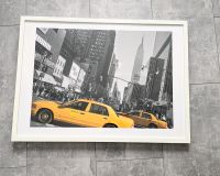 Bild New York Yellow Cab Wandbild mit Rahmen Weiss Rheinland-Pfalz - Schönenberg-Kübelberg Vorschau