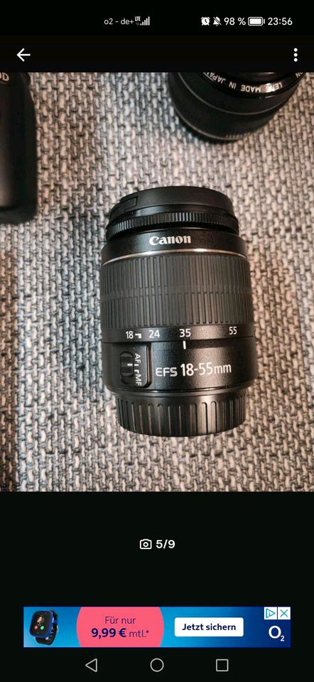 Spiegelreflexkamera Canon EOS 4000D erst 1000 Fotos Geschossen in Schweich