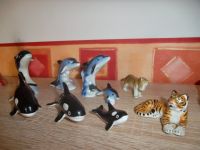 14 Tiere Keramikfiguren Tiger, Wale, Delphine Brandenburg - Lübbenau (Spreewald) Vorschau