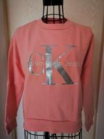 Calvin Klein Sweatshirt – apriko/lachs, mit silbernem Logo Hessen - Hanau Vorschau