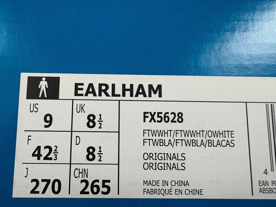 Adidas Originals Earlham 42 2/3 UK 8,5 US 9 Sneaker Schuhe in Dorsten
