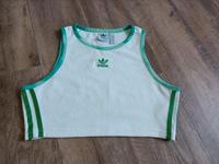 Shirt Laufshirt adidas weiß grün Nikki cropped bauchfrei s Altona - Hamburg Altona-Altstadt Vorschau