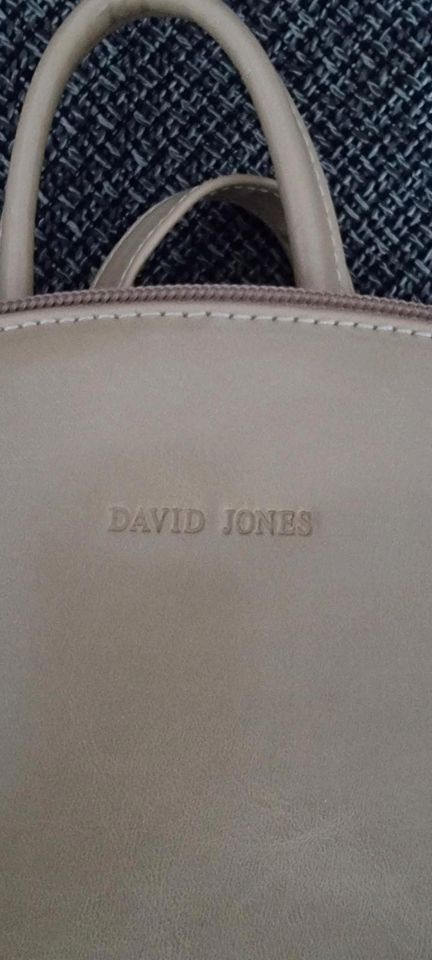 Lederrucksack David Jones, neuwertig in Höhenkirchen-Siegertsbrunn