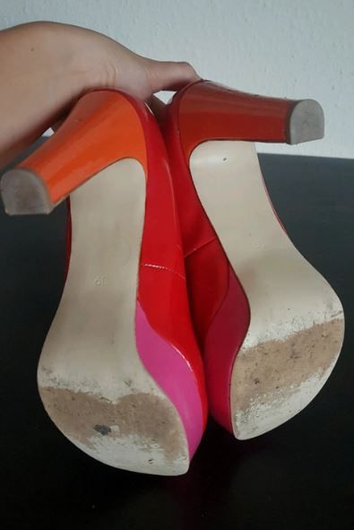 Rot orange pinke Pumps in Fürth