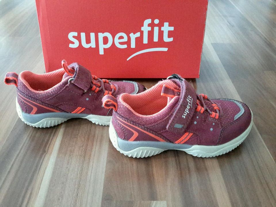 Superfit Storm Halbschuh Sneaker Sport Gr.25 pink/orange in Untergruppenbach