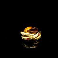 Cartier Trinity Ring Gr. 47 750 Gold Rubin, Saphir, Brillanten Hannover - Mitte Vorschau