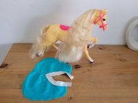 Barbie Pferd, Trailerstute aus 1993, Sattel/Trense/Hufeisen/Decke Nordrhein-Westfalen - Bedburg Vorschau