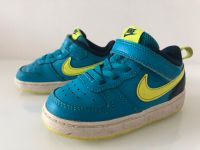 NIKE Sneakers Court Borough Low, azur blau/neon gelb, Größe 23,5 Hessen - Seeheim-Jugenheim Vorschau