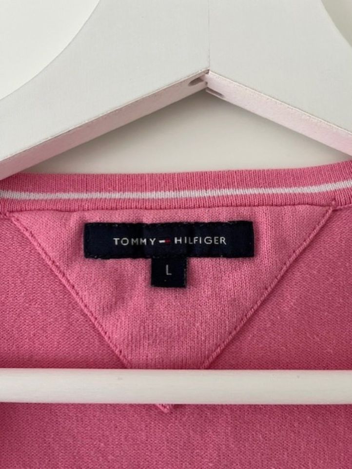 Tommy Hilfiger Strick Pullover Pink Gr. L in Filderstadt