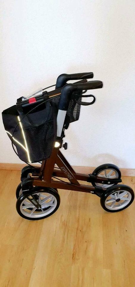 Outdoor Gehwagen  Gelände Ausführung Rollator große Räder in Stockach