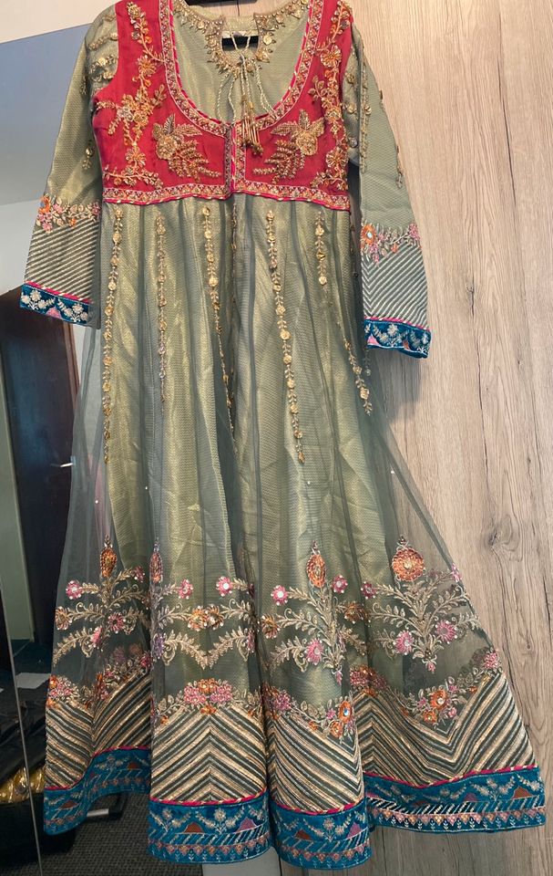 Indisches pakistanische  Eid Kleid 3teilig Hochzeit. in München