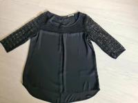 Orsay Bluse  mit Spitzenärmel Gr.38 schwarz neuwertig Niedersachsen - Südbrookmerland Vorschau