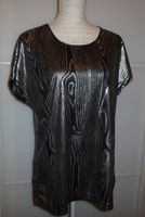 Festliches Shirt silber schwarz Gr. 38 / 40 Tunika Bluse Nordrhein-Westfalen - Dörentrup Vorschau