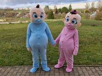 Maskottchen Babys/Kostüme  Gender Reveal Party.Verleih nur 35 €. Baden-Württemberg - Ehingen (Donau) Vorschau