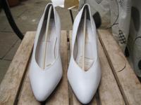 Pumps - weiß - Gr. 37 - echt Leder Baden-Württemberg - Künzelsau Vorschau