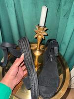 Calvin Klein Sandalen mit Kork Keil-Absatz Größe 41 München - Moosach Vorschau