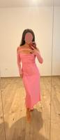 Satin Kleid Pink Abendkleid Lang Schick Niedersachsen - Wilhelmshaven Vorschau