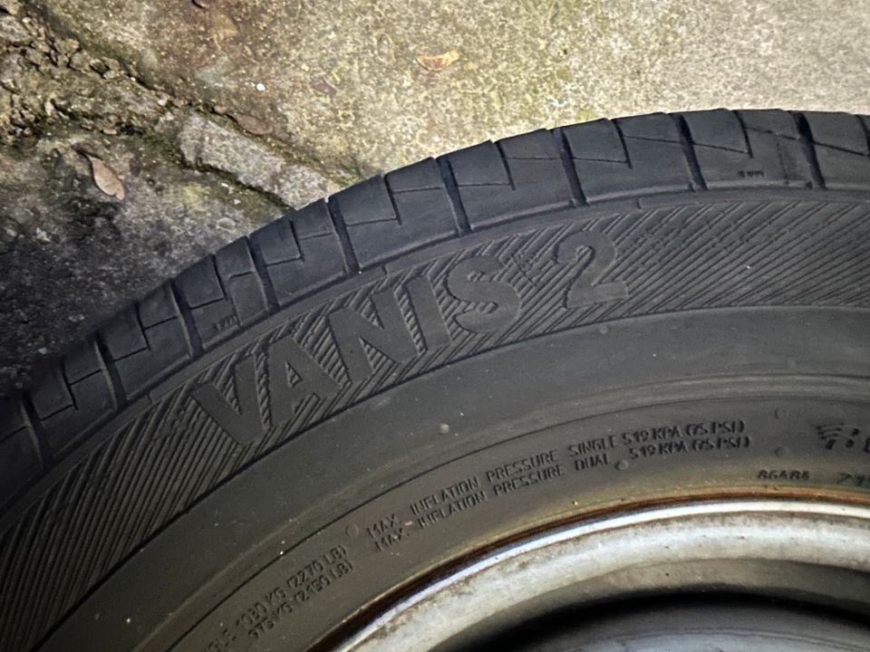 Sommerräder 215/70 R15C Boxer 5/118 Jumper Ducato in Mühlhausen