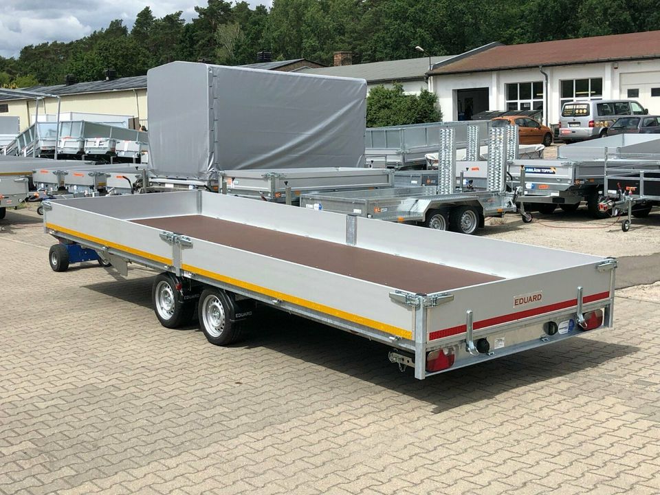 ⭐️ Eduard Auto Transporter 3500kg 606x200x30cm Rampen Winde 63 in Schöneiche bei Berlin