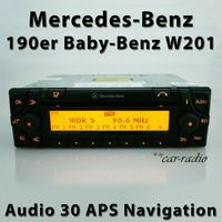 Original Mercedes Audio 30 APS Navigation 190er W201 Radio Nordrhein-Westfalen - Gütersloh Vorschau