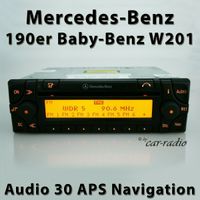 Original Mercedes Audio 30 APS Navigation 190er W201 Radio Nordrhein-Westfalen - Gütersloh Vorschau