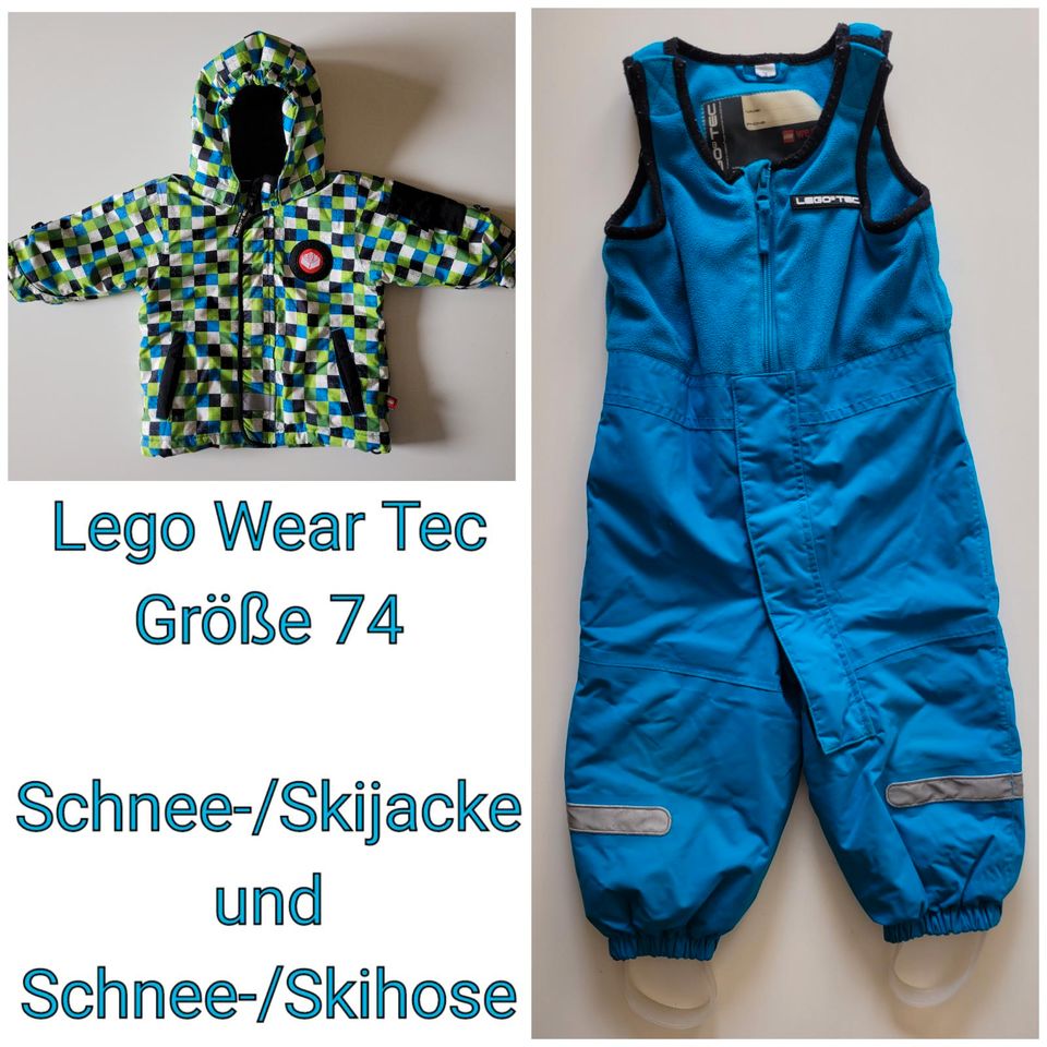 Skijacke Lego Wear Tec Gr 74 80 Schneejacke Winterjacke kariert b in Berlin