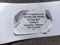 Vorzelt Hypercamp Vivaldi 240 Umlaufmaß Nr.8 -Top gepflegt Nordrhein-Westfalen - Dülmen Vorschau