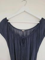 Esprit leichtes Viscose Sommer Kleid 42 XL marine dots Bayern - Vaterstetten Vorschau