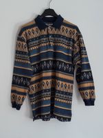 vintage longsleeve pattern polo retro bunt Brice Stuttgart - Weilimdorf Vorschau