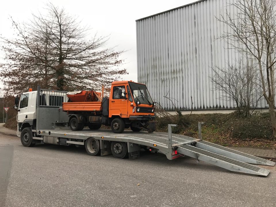 Transport von Baumaschinen # Trecker # Unimog # Multicar # Bagger in Hamburg