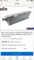 Subaru Impreza WRX 02-06 Ladeluftkühler FMIC Upgrade Baden-Württemberg - Eimeldingen Vorschau