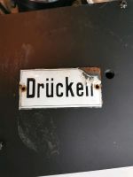 Drücken Emailie Schild  1930-1940 Jahre Niedersachsen - Vechta Vorschau