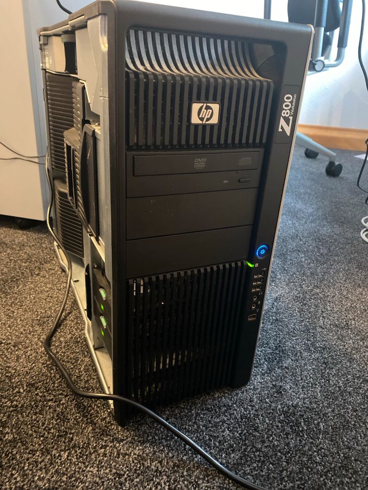 HP Z800 X5550 64GB RAM 256GB SSD Workstation PC Computer in Bochum