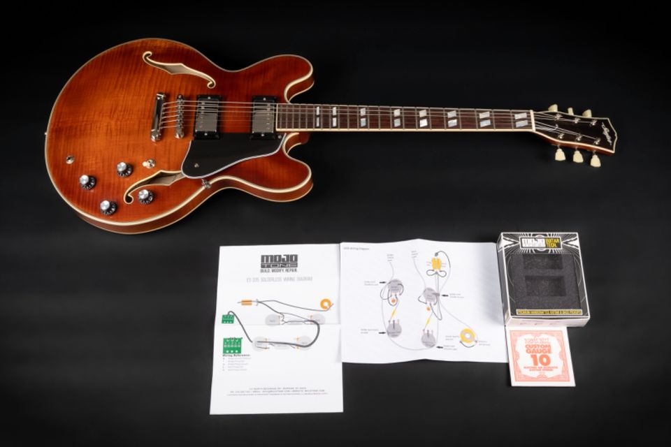 2021 Stanford Thinline 35 AV | ES-335 MojoTone Pickups Nitro Case in Niebüll